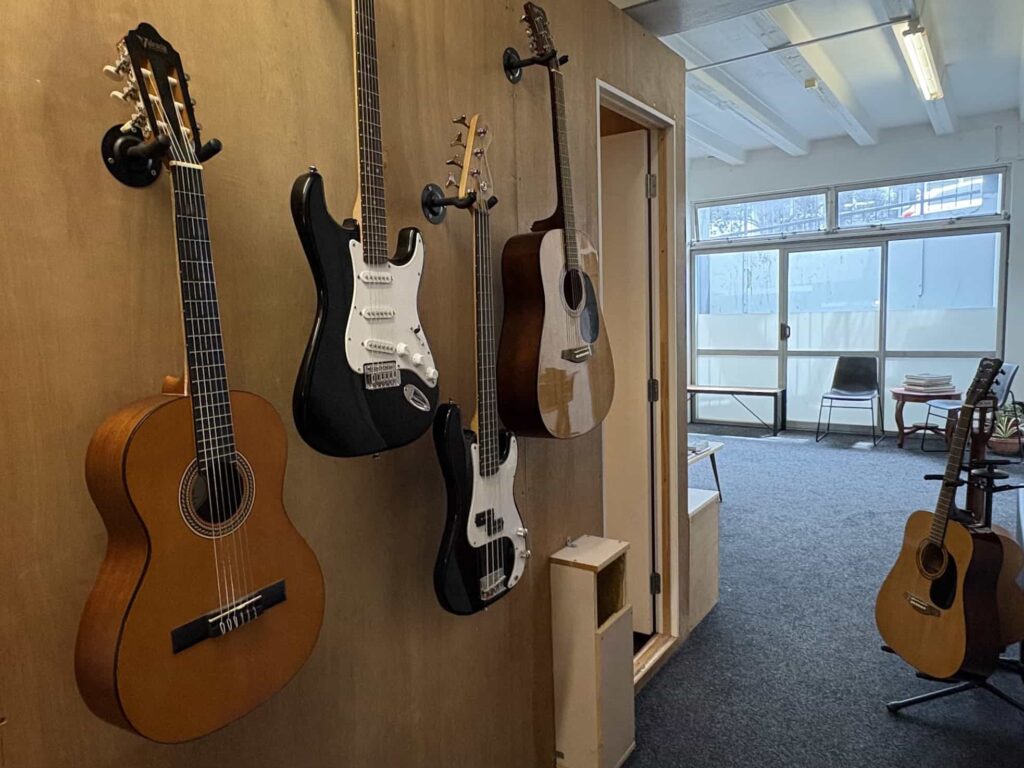 Guitar Wall - Auckland Guitar Studio